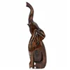 Decorative Figure Alexandra House Living Light brown Wood Elephant 6 x 50 x 14 cm