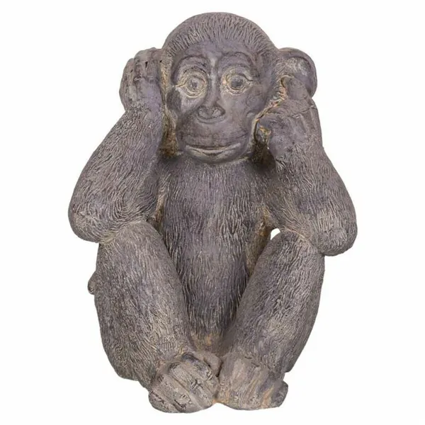 Decorative Figure Alexandra House Living Grey Magnesium Monkey 26 x 40 x 35 cm