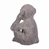 Decorative Figure Alexandra House Living Grey Magnesium Monkey 26 x 40 x 35 cm