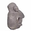 Decorative Figure Alexandra House Living Grey Magnesium Monkey 26 x 40 x 35 cm