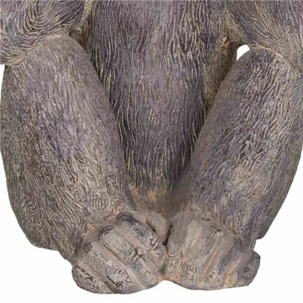 Decorative Figure Alexandra House Living Grey Magnesium Monkey 26 x 40 x 35 cm