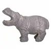 Decorative Figure Alexandra House Living Grey Magnesium Hippopotamus 26 x 40 x 35 cm