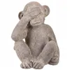 Decorative Figure Alexandra House Living Grey Polyresin Monkey 26 x 40 x 34 cm