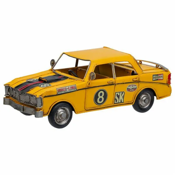 Decorative Figure Alexandra House Living Yellow Iron ABS Car 12 x 9 x 27 cm