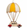 Decorative Figure Alexandra House Living Yellow Iron ABS Balloon Car Parachute 17 x 31 x 18 cm