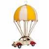 Decorative Figure Alexandra House Living Yellow Iron ABS Balloon Car Parachute 17 x 31 x 18 cm