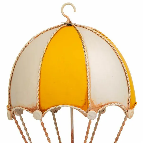 Decorative Figure Alexandra House Living Yellow Iron ABS Balloon Car Parachute 17 x 31 x 18 cm