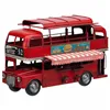 Decorative Figure Alexandra House Living Red Iron ABS Bus 14 x 18 x 28 cm