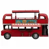 Decorative Figure Alexandra House Living Red Iron ABS Bus 14 x 18 x 28 cm