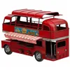 Decorative Figure Alexandra House Living Red Iron ABS Bus 14 x 18 x 28 cm