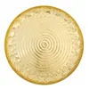 Decorative Plate Alexandra House Living Gold nickel 39 x 2 x 39 cm