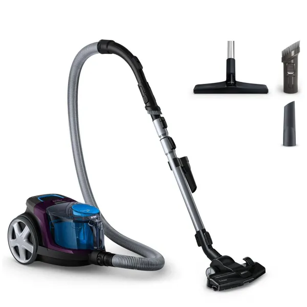 Пылесос без мешка для пыли Philips FC9333/09 Синий Чёрный Серый Пурпурный 900 W 750 W