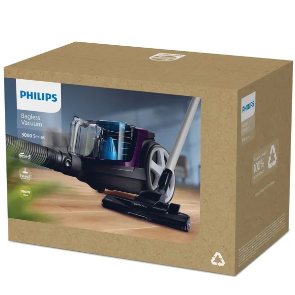 Dulkių siurblys be maišelio Philips FC9333/09 Mėlyna Juoda Pilka Purpurinis 900 W 750 W
