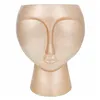 Decorative Figure Alexandra House Living Ceramic Varnish Face 28 x 38 x 28 cm