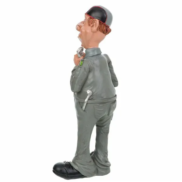 Decorative Figure Alexandra House Living Polyresin Male Mechanic 8 x 25 x 10 cm