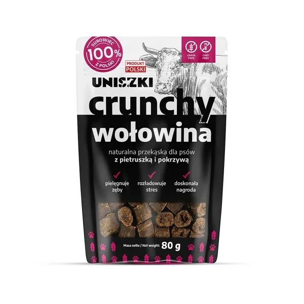 Koiran makupala Uniszki Crunchy Ternera con Perejil y Ortiga Pihvi 80 g