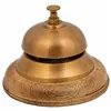 Doorbell Alexandra House Living Brown Brass Acacia 12 x 10 x 12 cm