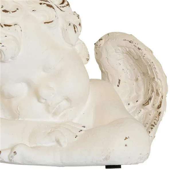 Decorative Figure Alexandra House Living White Manganese oxide Angel 18 x 19 x 29 cm