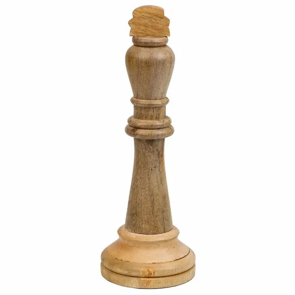 Decorative Figure Alexandra House Living Brown Mango wood Chess 15 x 40 x 15 cm