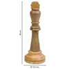 Decorative Figure Alexandra House Living Brown Mango wood Chess 15 x 40 x 15 cm