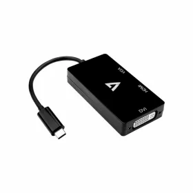 USB-C - HDMI Adapteri V7 V7UC-VGADVIHDMI-BLK Musta