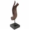 Decorative Figure Alexandra House Living Brown Black Metal Polyresin Hand 12 x 43 x 17 cm