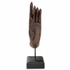 Decorative Figure Alexandra House Living Brown Black Metal Polyresin Hand 12 x 43 x 17 cm