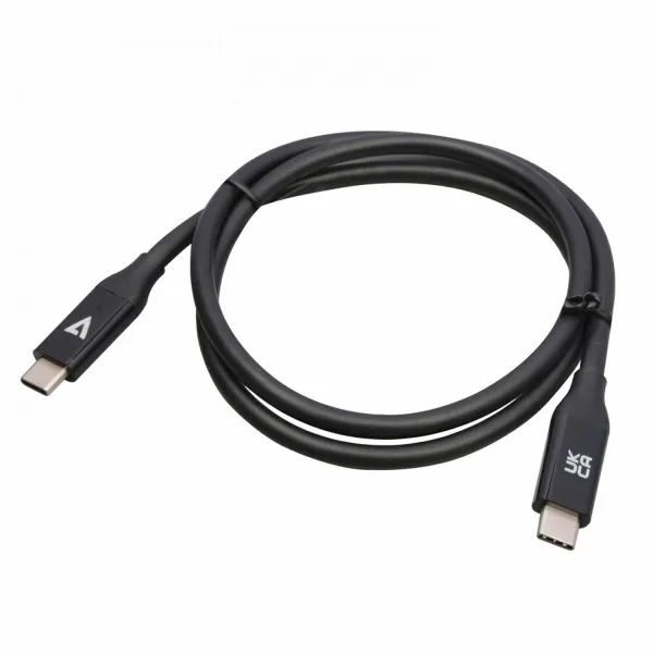 Kaapeli Micro USB V7 V7USB4-80CM Musta 0,8 m