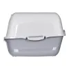 Cat Litter Box Diamentiq 4004508810DIA White Grey Plastic 40 x 38,7 x 55,5 cm
