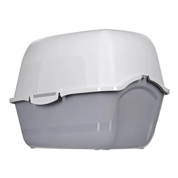 Cat Litter Box Diamentiq 4004508810DIA White Grey Plastic 40 x 38,7 x 55,5 cm