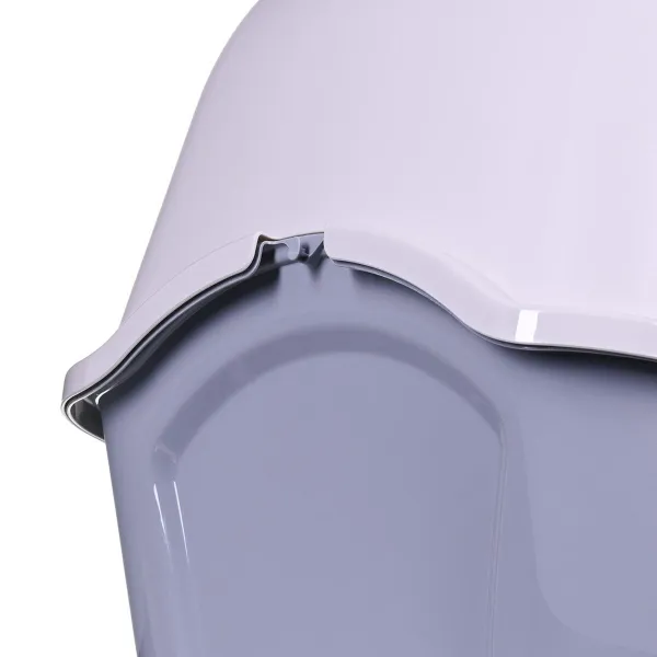Cat Litter Box Diamentiq 4004508810DIA White Grey Plastic 40 x 38,7 x 55,5 cm