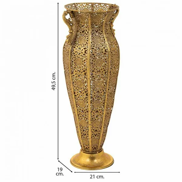 Umbrella stand Alexandra House Living Gold 19 x 49 x 21 cm