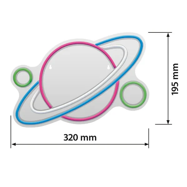 Светящееся украшение Actis ACS-NEON PLANET Разноцветный 80