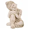 Decorative Figure Alexandra House Living Grey Polyresin Buddha 25 x 34 x 25 cm