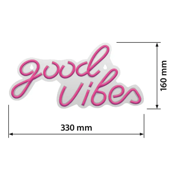 Неоновая вывеска Actis ACS-NEON VIBES Разноцветный 80