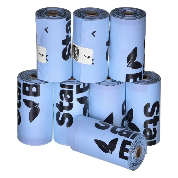 Atliekų maišas Starch Bag 961830 Mėlyna (120 Dalys)