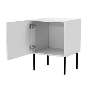 Nightstand Cama Meble PALAZZO 400030 White Black