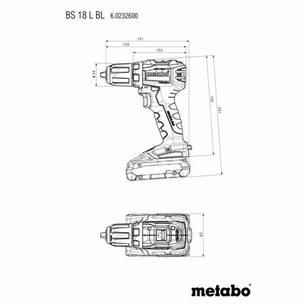 Screwdriver Metabo 602326500 60 Nm