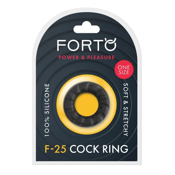Cock Ring Forto Black Ø 23 mm
