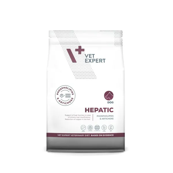 Pašarai VETEXPERT Hepatic Dog Mėsa 2 Kg