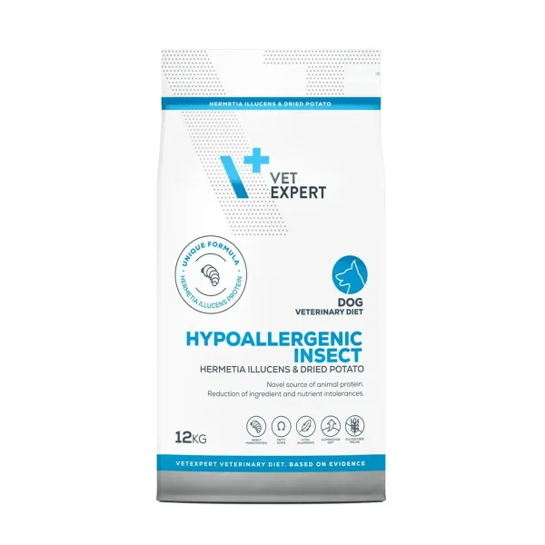 Lopbarība VETEXPERT Hypoallergenic Insect Dog 12 kg