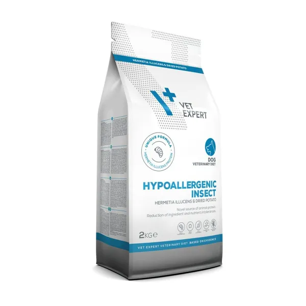 Pašarai VETEXPERT Hypoallergenic Insect Dog 2 Kg