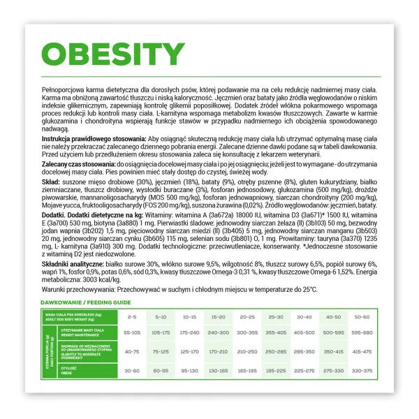 Fodder VETEXPERT Obesity Dog Birds 2 Kg