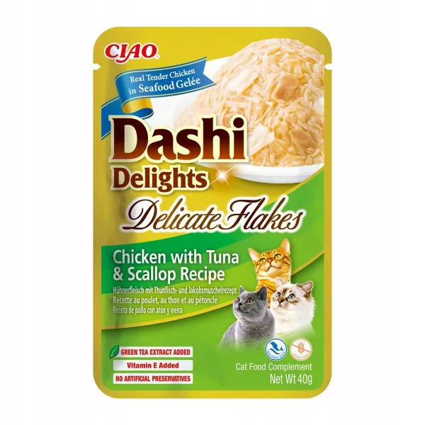 Snack for Cats Inaba Dashi Delights Delicate Flakes Cālis 40 g
