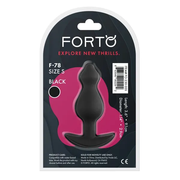 Anālais spraudnis Forto Melns