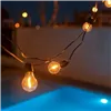 Wreath of LED Lights New Garden Allegra 8 m 10 White/Black Solar