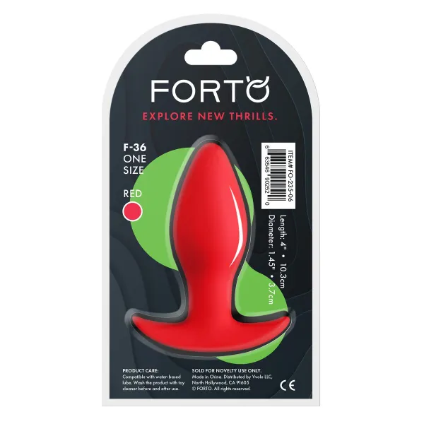 Anal plug Forto Red