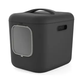 Ящик для кошачьего туалета Rotho Biala XL anthracite Антрацитный Пластик