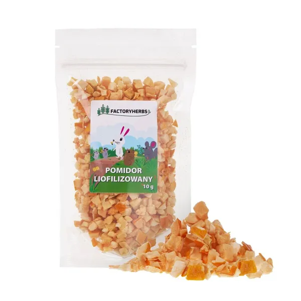 Trušu barība Factoryherbs Freeze-dried tomato Dārzeņi Šinšila Jūrascūciņa Kāmis Žurka Pele Grauzēji Putni