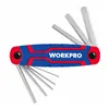 Allen Key Set Workpro Foldable 8 Pieces